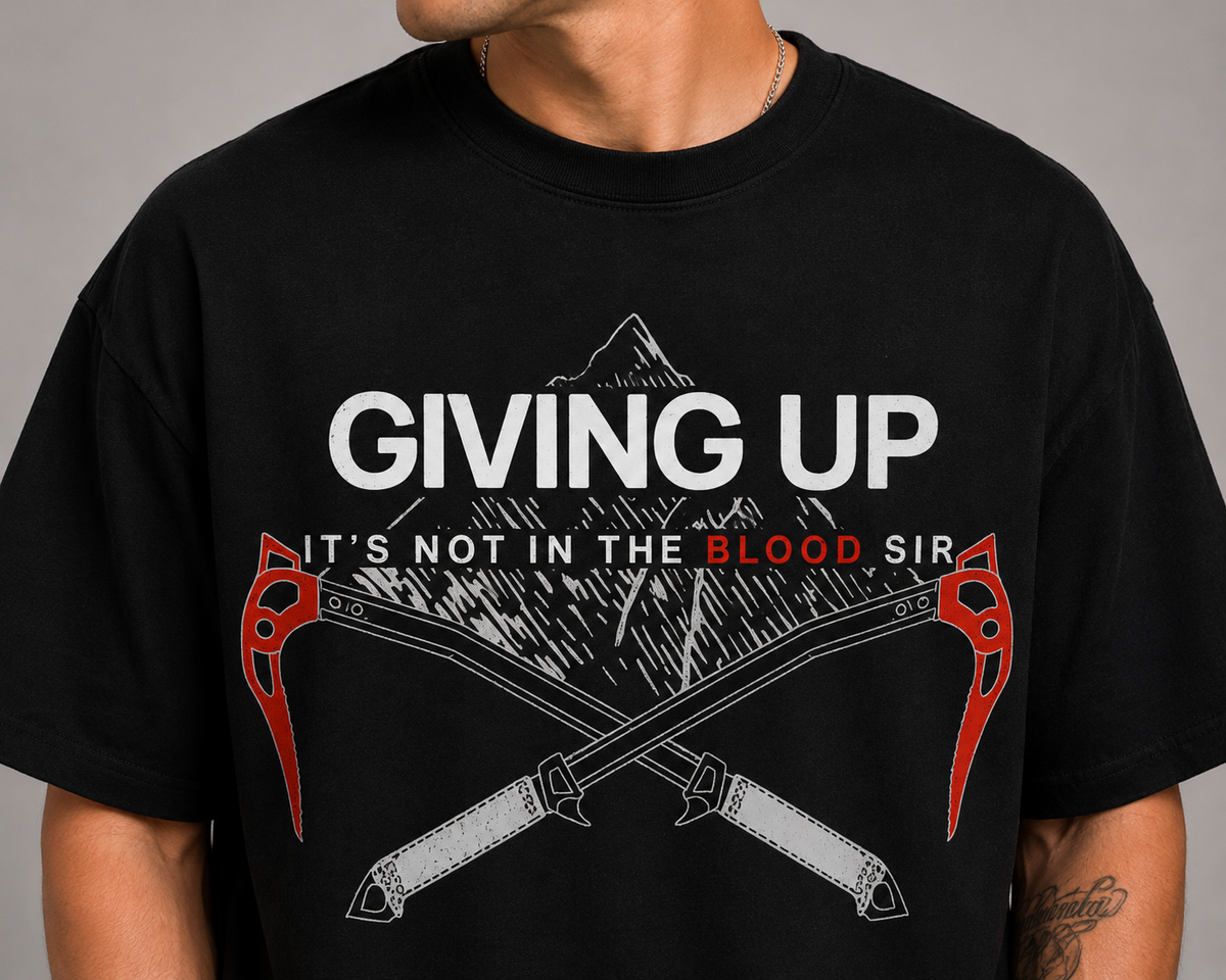 IT'S NOT IN THE BLOOD SIR Oversized T-Shirt