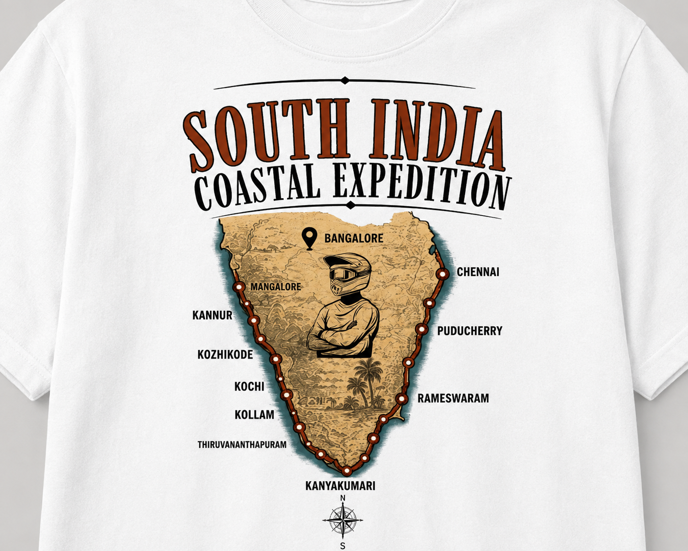 SOUTH INDIA COASTAL Oversize T-shirt