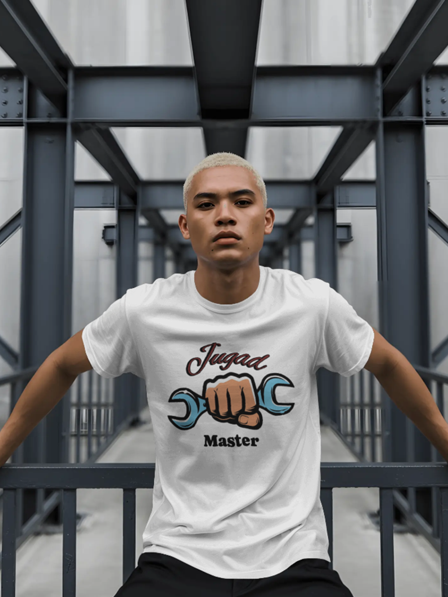 'Jugad' Indian Graphic T-Shirt by ToggMuse | Unisex 100% Cotton