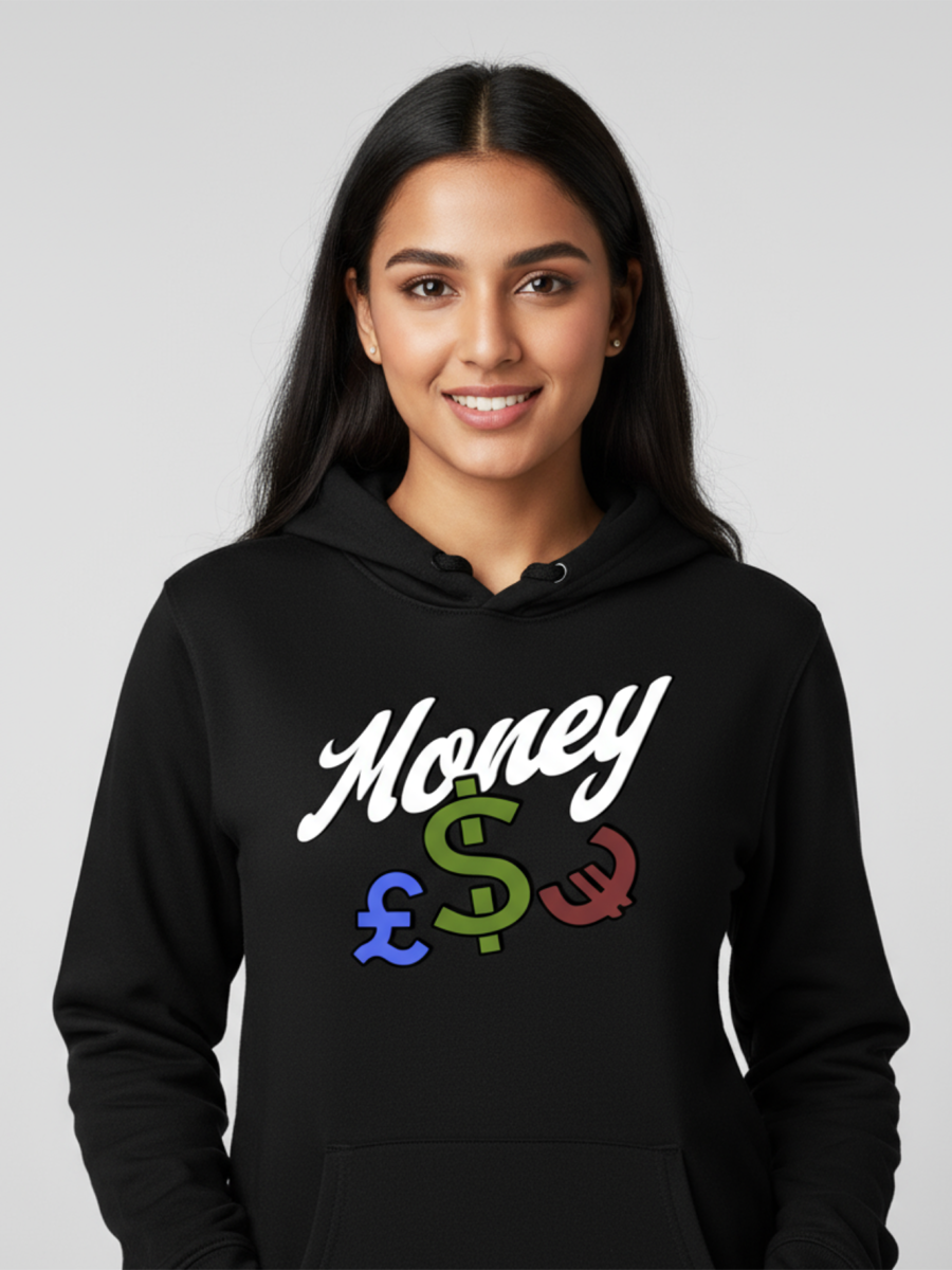 "Money" Graphic Hoodie | 300 GSM Heavyweight Finance Pullover
