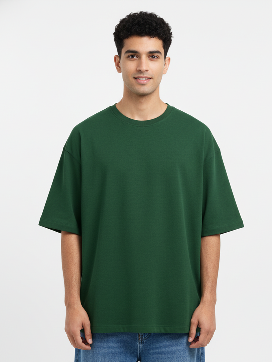 Unisex Oversized French Terry T-Shirt | Premium Cotton Blend