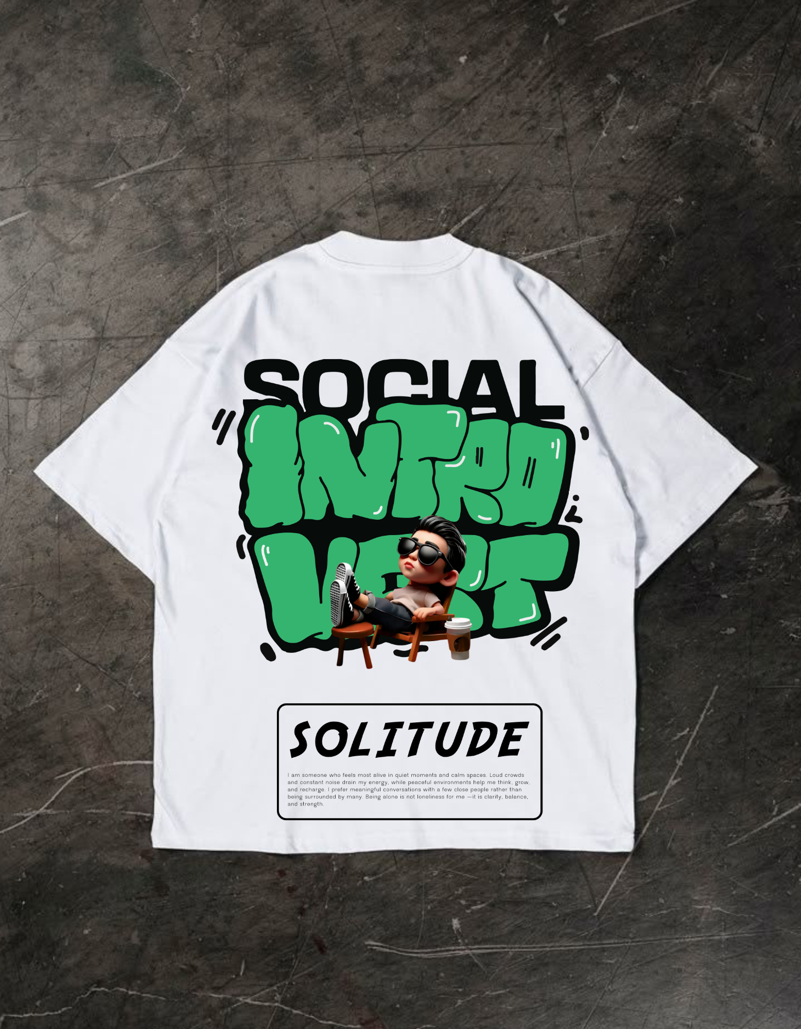 Soclal Solitude Oversized T-Shirt