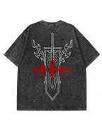 Black Clover Acid  Oversized T-Shirt