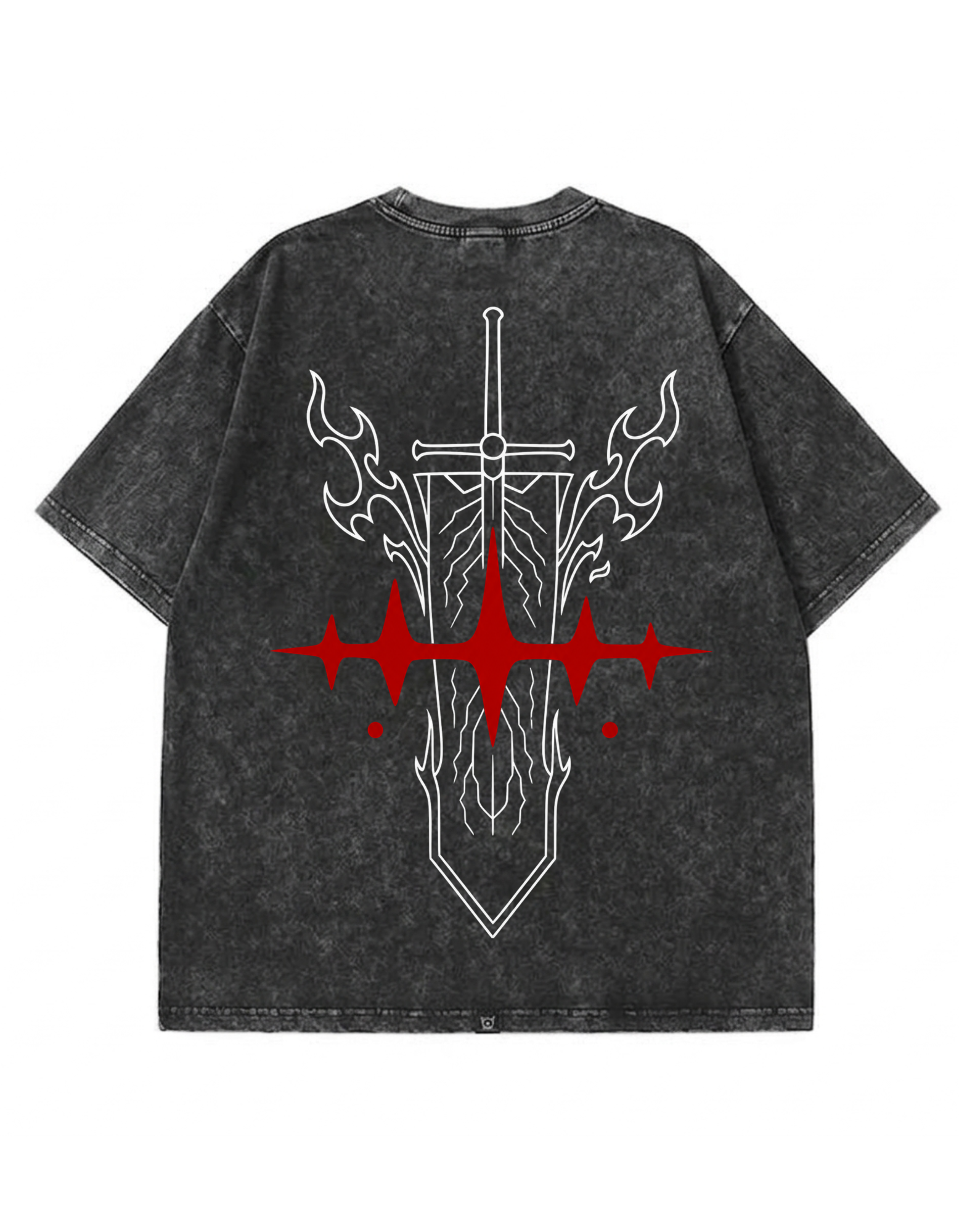 Black Clover Acid  Oversized T-Shirt
