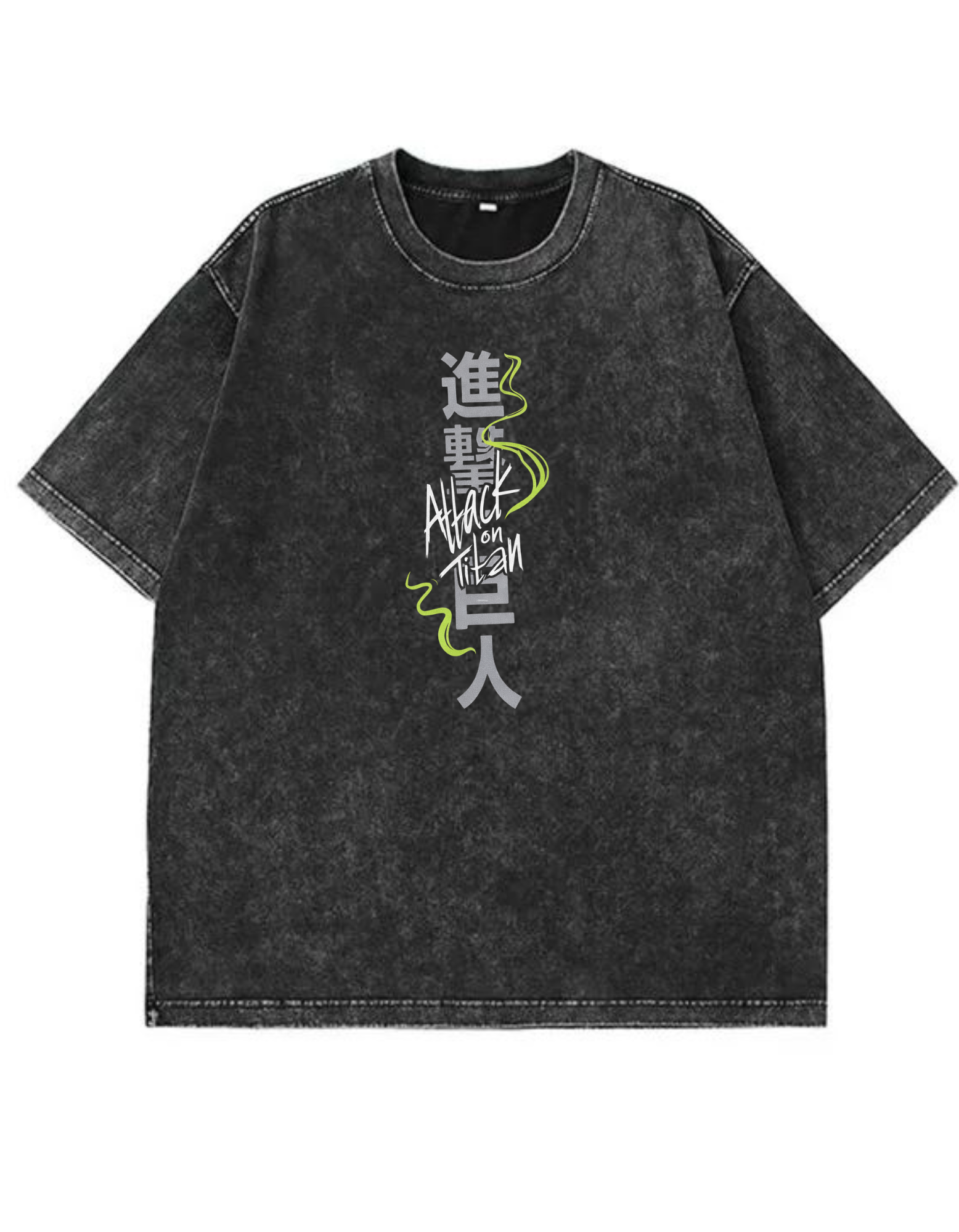Attack On Titan Acid Oversized T-Shirt