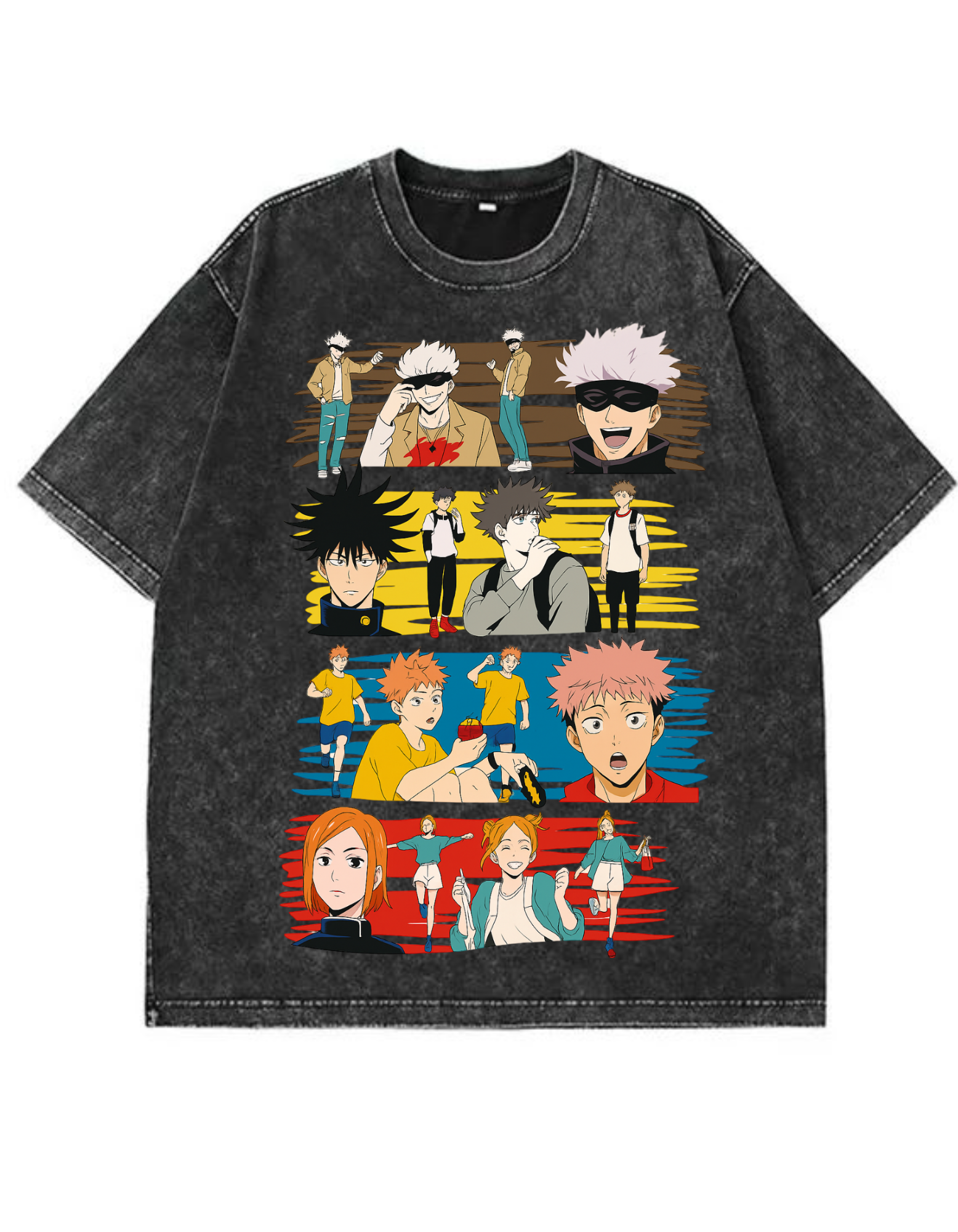 Jujutsu Kaisen Acid Oversized T-Shirt