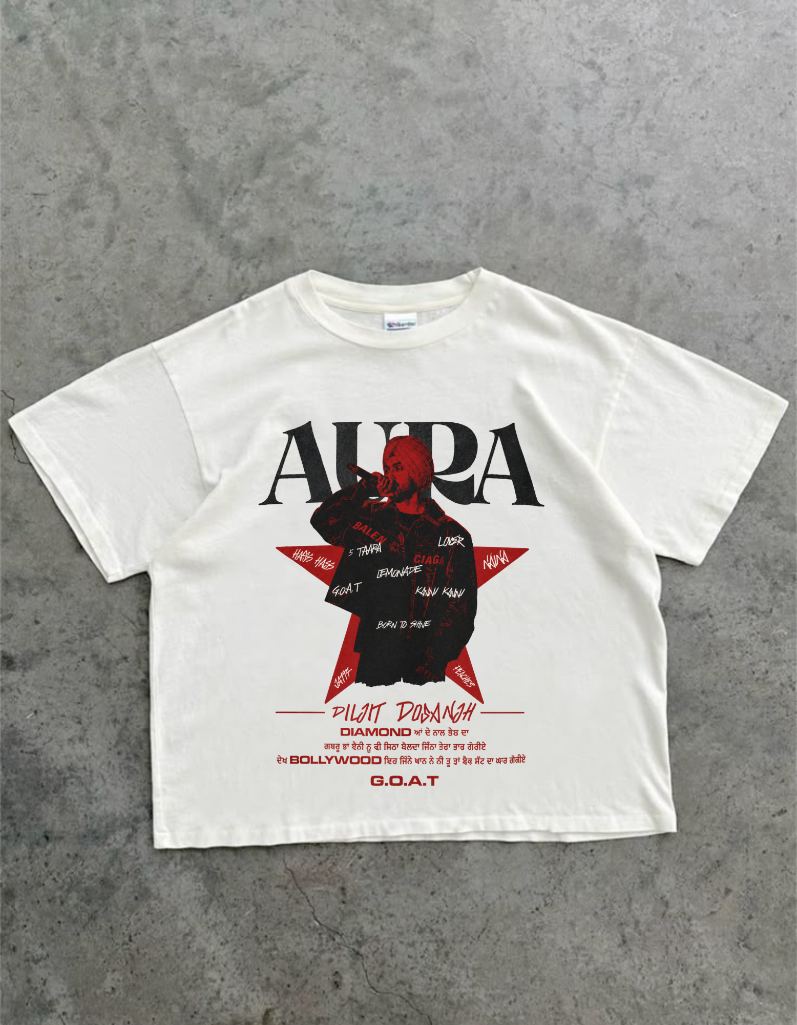AURA Diljit Dosanjh Oversized T-shirt