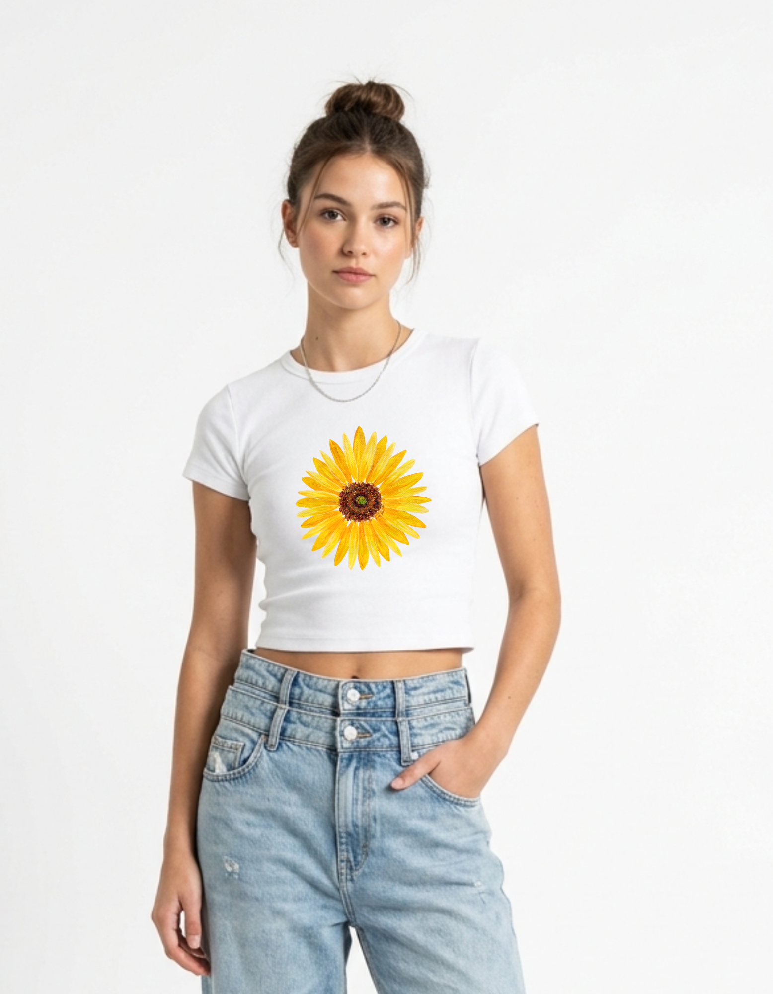 Sunflower  Crop Top