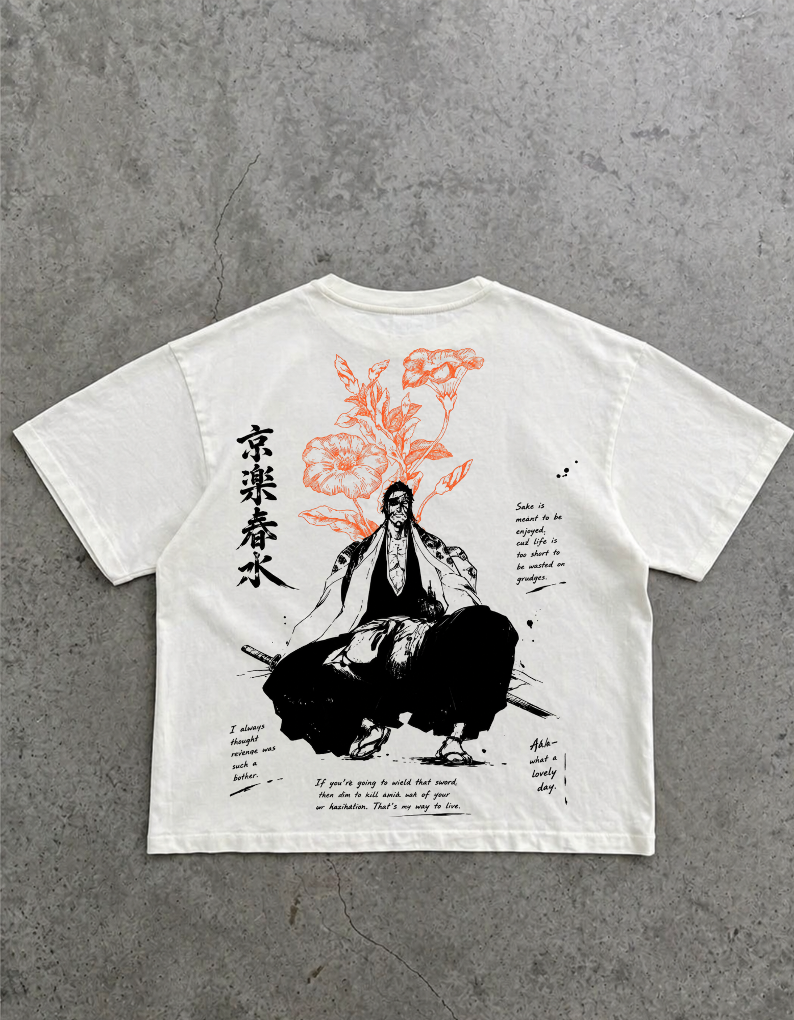 Shunsui Kyoraku Oversized T-shirt