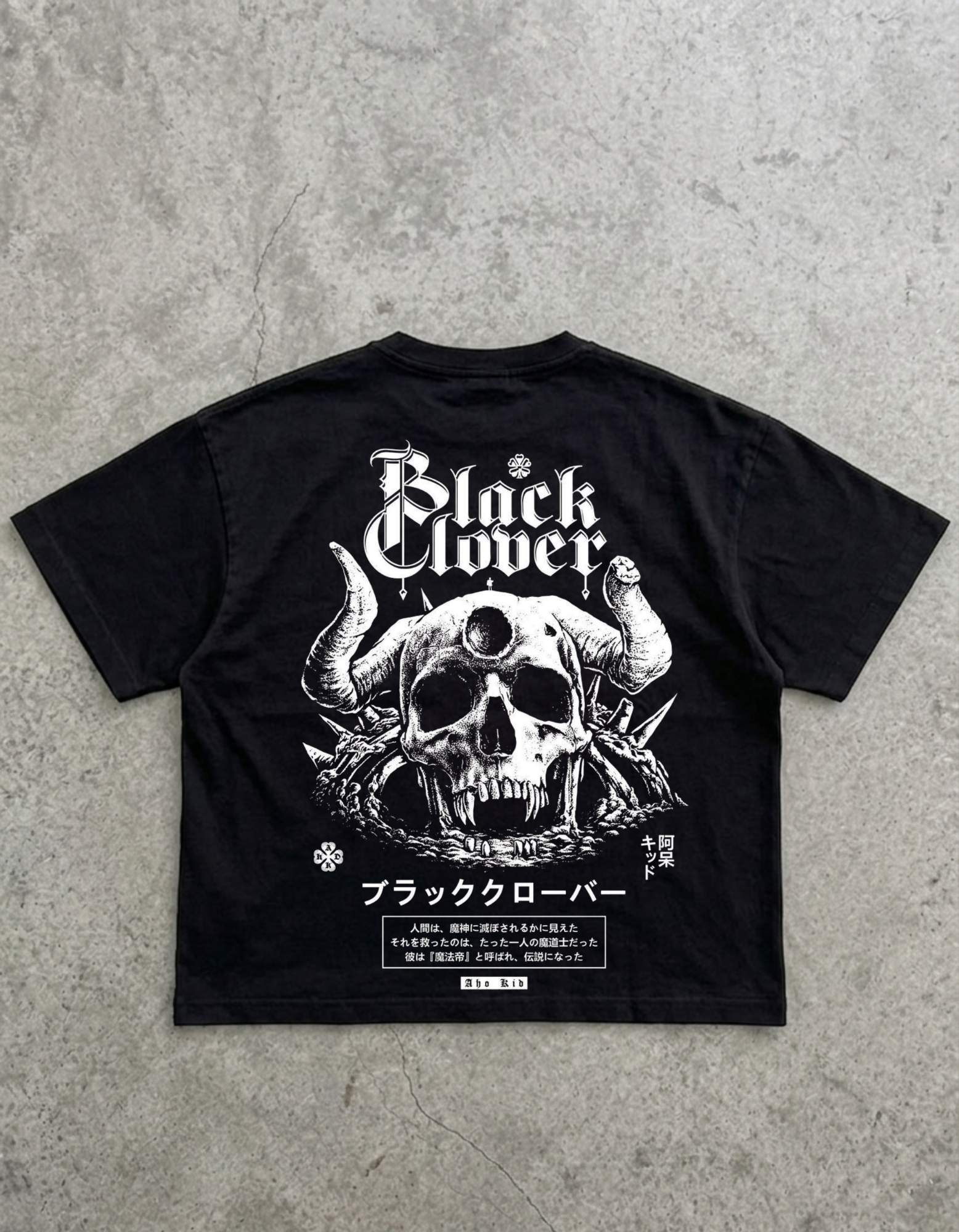 black Clover trendy Oversize T-shirt