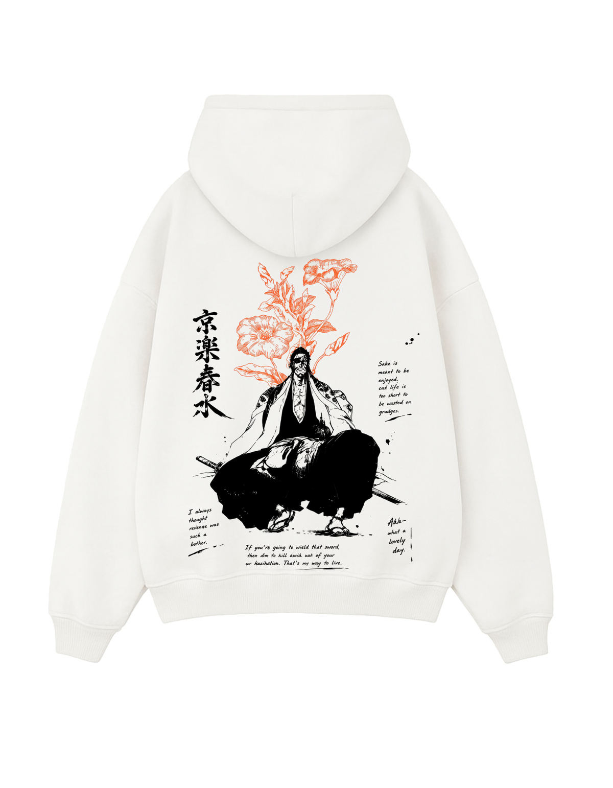 Shunsui Kyoraku  Oversized Hoodie