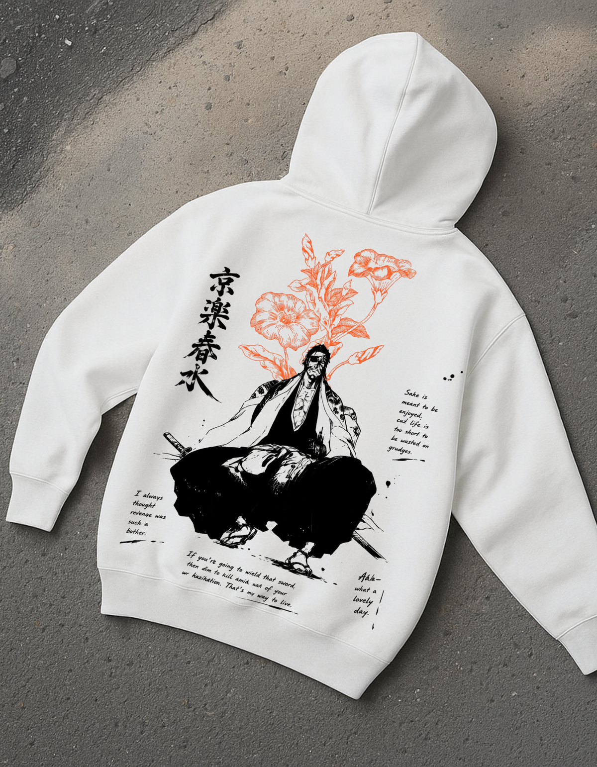 Shunsui Kyoraku  Oversized Hoodie