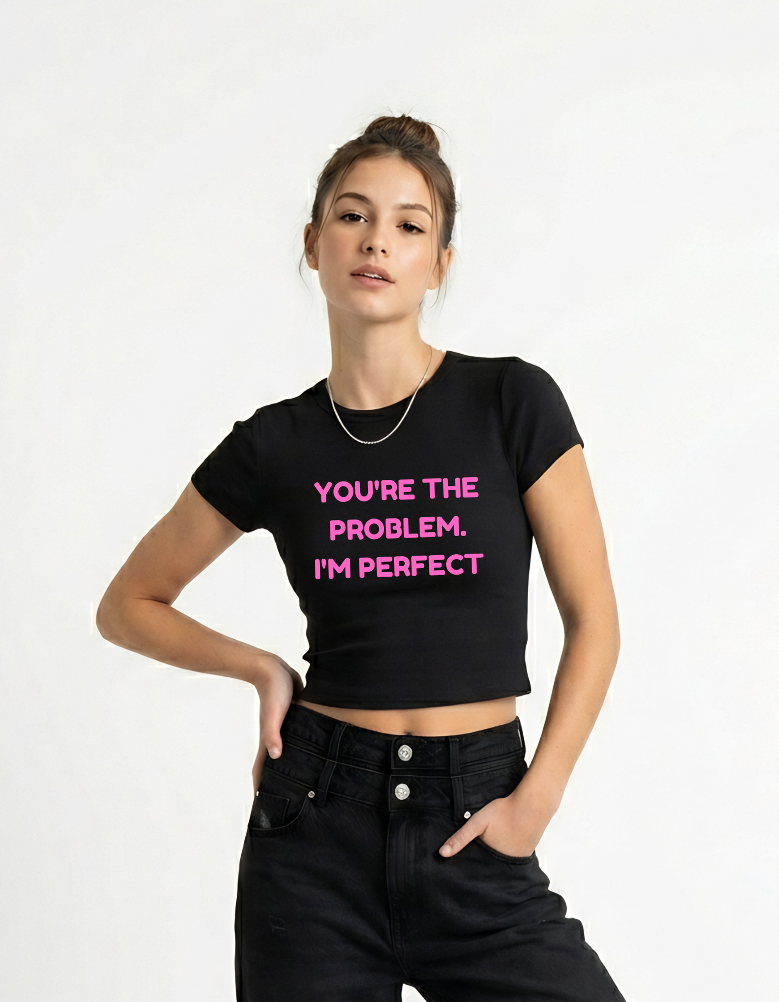 You're The Problem Crop Top