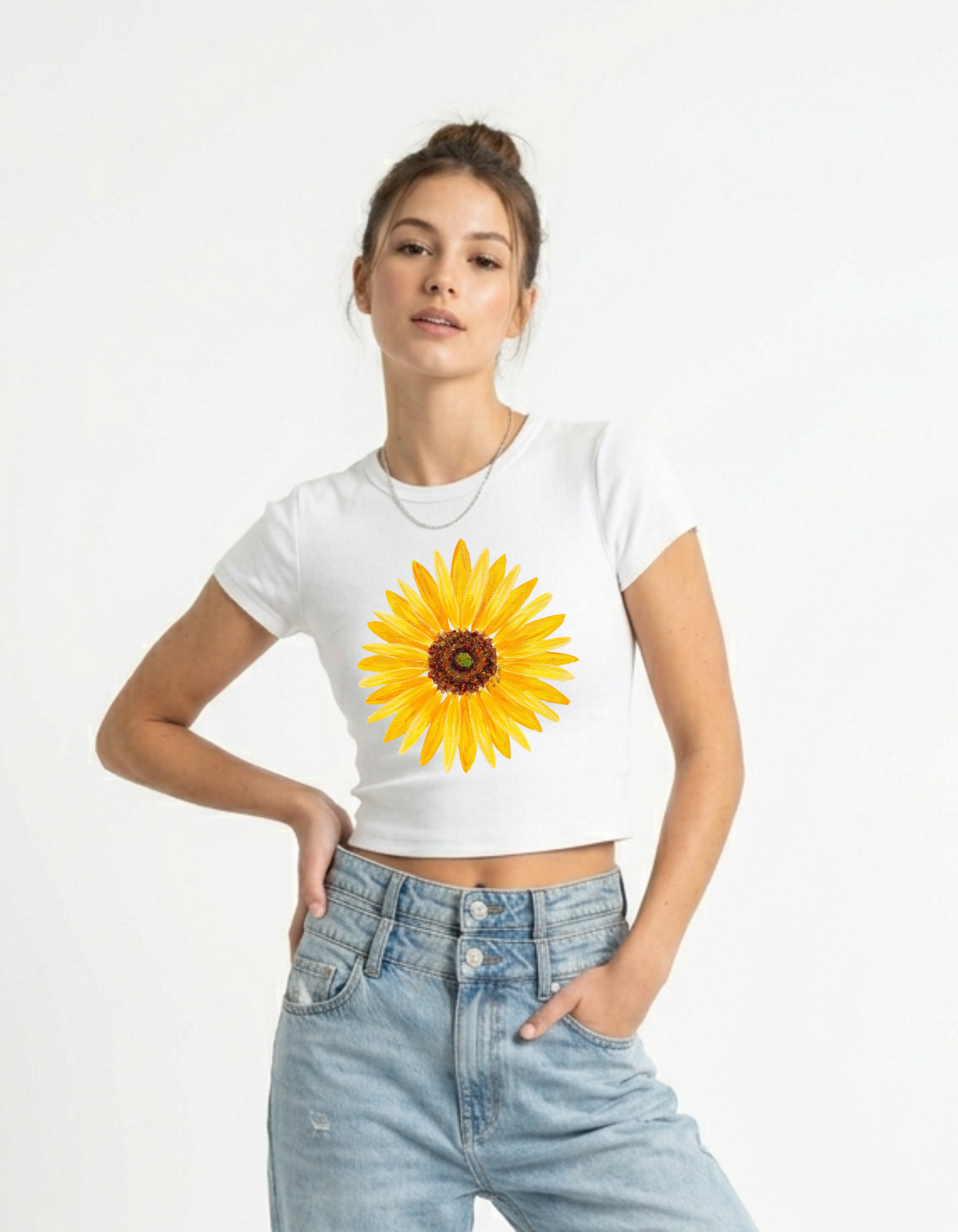 Sunflower  Crop Top