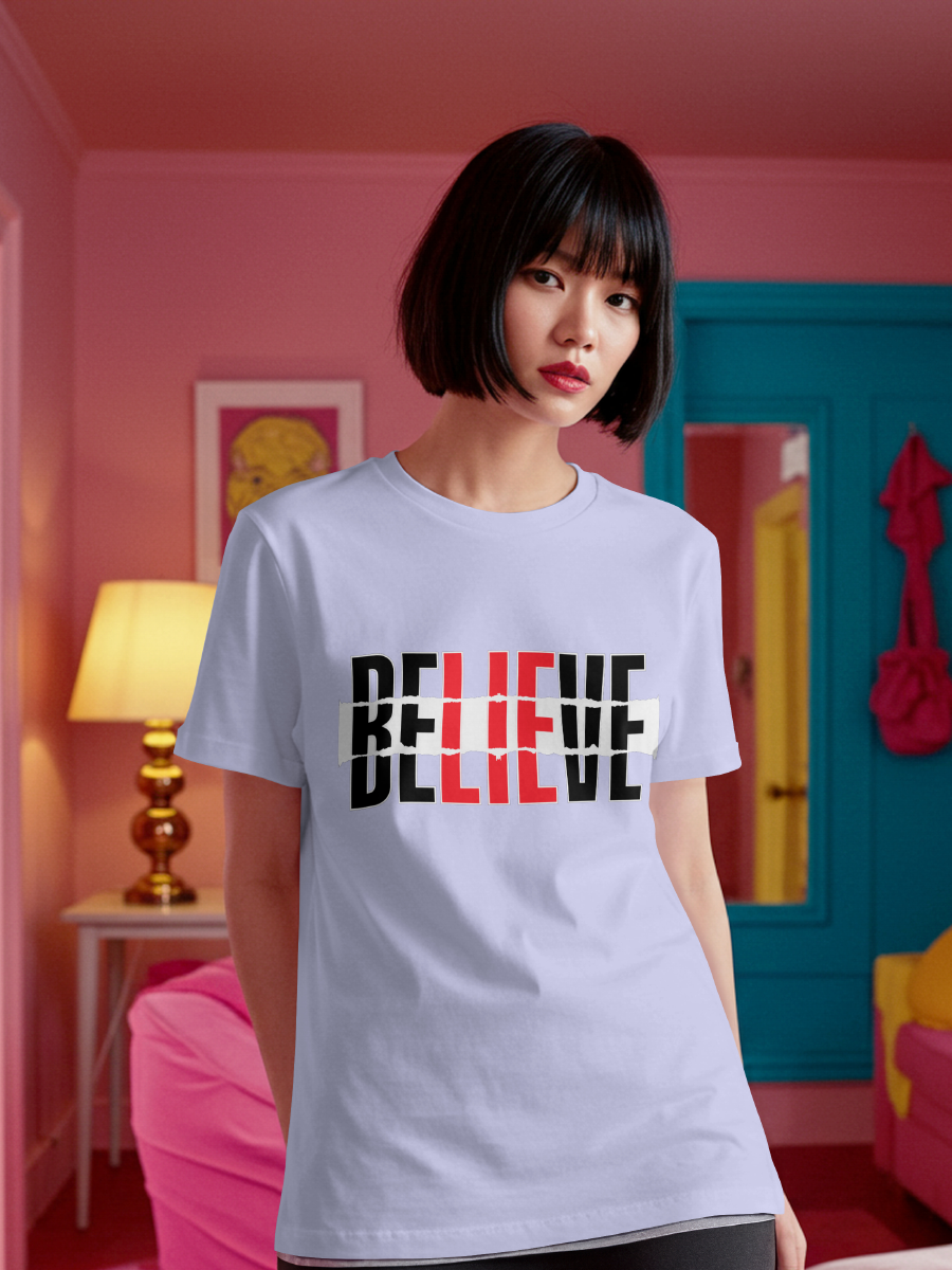 Believe Motivational T-Shirt by ToggMuse – Unisex Bold Graphic Tee | 100% Cotton