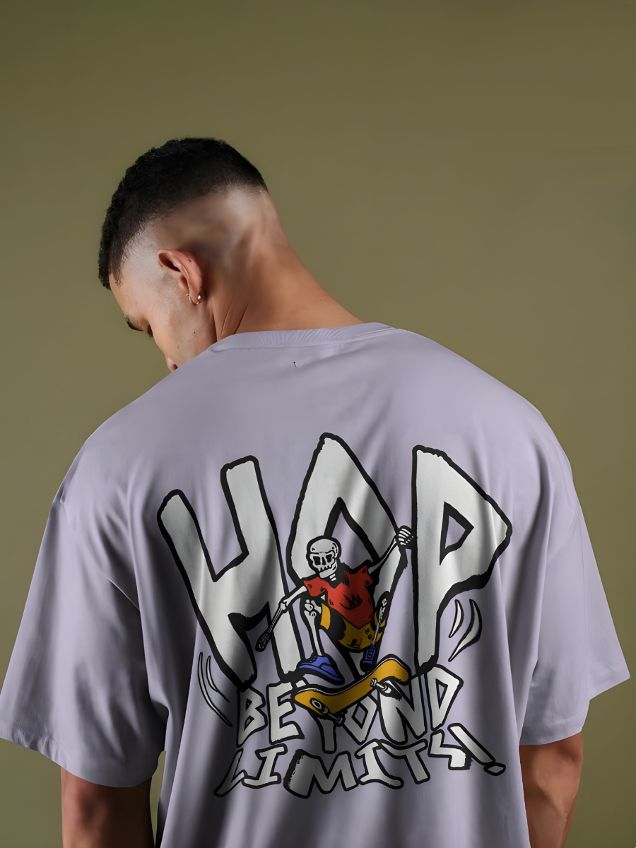 “Limitless Hop” –  Skate Vibe by ToggMuse | Unisex Oversize Streetwear T-Shirt | 100% Cotton