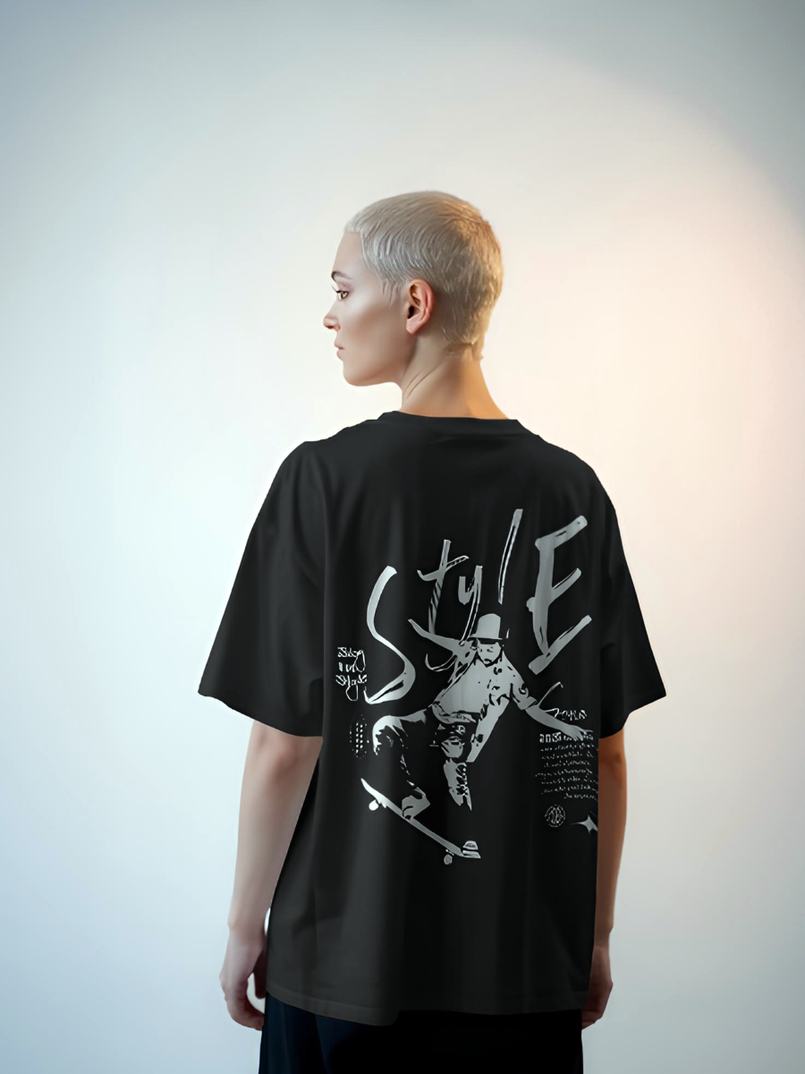 STYLE Skater Graphic Oversized T-shirt - Unisex Oversized Urban Style Tee by ToggMuse